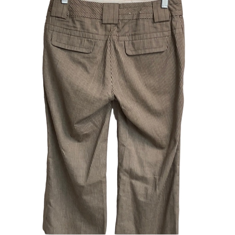 Banana Republic Cream Brown Striped Pants - Picture 5 of 5